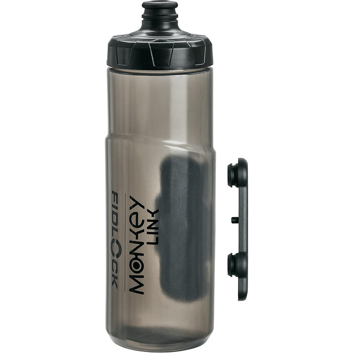 MonkeyLink MonkeyBottle Large Water Bottle 600 ml with Magnetic Mounts (1x Bottle, 1x BottleMount, 1x BikeMount)