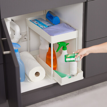Relaxdays Extendable Under Sink Shelf