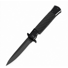 Eil Outdoor Folding Knife – Pocket Knife G10 Handle, Sharp One-Handed Knife Fishing Knife Blade made of Stainless Steel, Pocket Folding Knife Camping Gear for Fishing, Hunting, Sports Activities black
