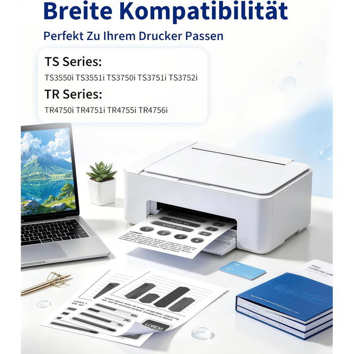 Картридж PG-575XL чорний (замінник) для принтерів Canon Pixma TS3550i, TS3551i, TS3750i, TS3751i, TS3752i, TR4750i, TR4751i, TR4755i, TR4700, TR4756i (набір 2 шт.)