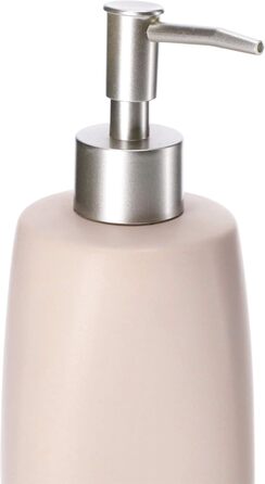 Дозатор для мила KADAX: керамічний диспенсер для рідкого мила, мийного засобу та лосьйону для ванної та кухні (Бежевий)