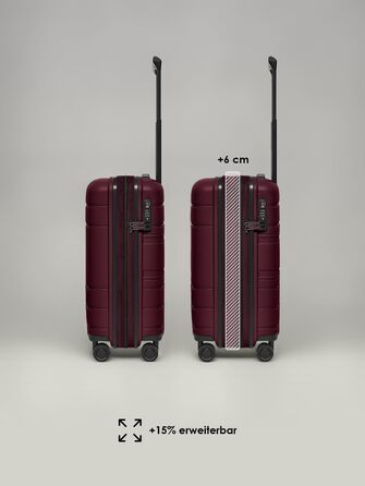 Набір валіз REDOLZ Essentials 11 (3 шт.) темно-синій 56 см + Koffer S (55 см, розширюваний)