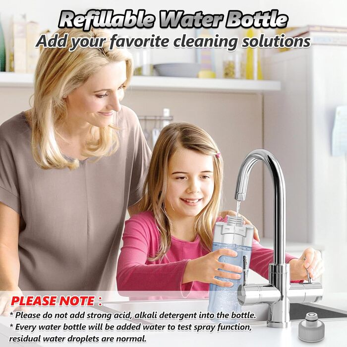 Швабра з розпилювачем MANGOTIME: мокрою шваброю для миття підлоги з баком та 4 накладками. Підходить для більшості типів підлоги. Чорний колір.