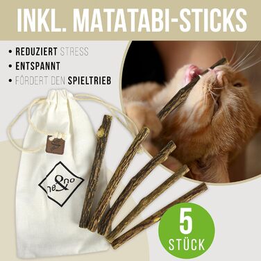 Cat Bed for Radiators incl. 5 Matatabi Sticks | COZY RADIATOR BED | Suitable for all radiators | Cat hammock for radiators | Free from harmful substances | with removable insert (Light - Grey)