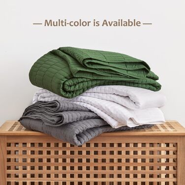 Комплект постільної білизни EXQ для двоспального ліжка (Queen Size), сірий, 3-частини, мікрофібра, легка та м'яка ковдра, сучасний стиль, підходить для всіх сезонів (1 ковдра, 2 наволочки)