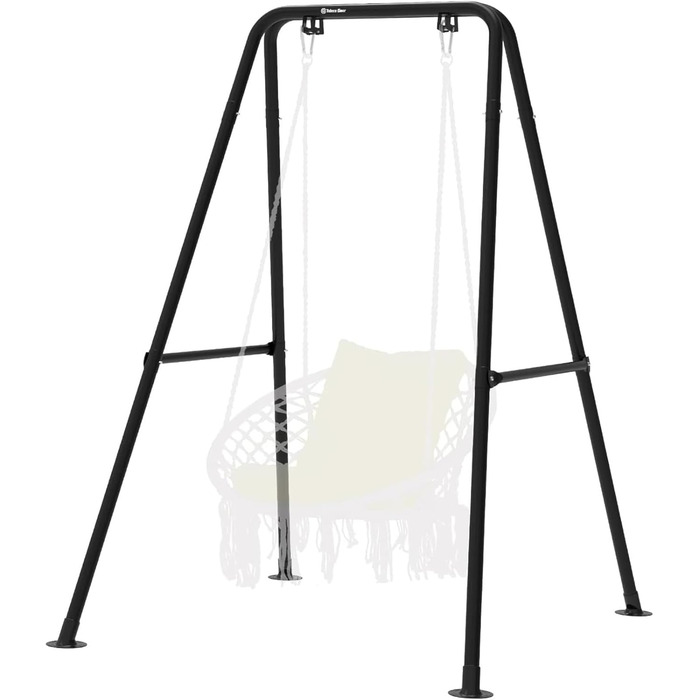 Hammock Stand, Hanging Chair Stand, Maximum Load 150 kg, Hammock Stand, for Indoor or Outdoor Use, with Stand (black)