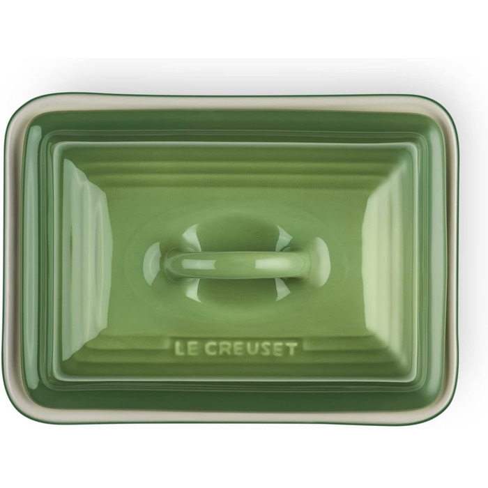 Маслянка з кам'яної кераміки Le Creuset, 900 г, 17x12,5x9 см, бамбук