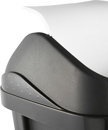 Відро для сміття Keeeper з кришкою-маятником, 25 л, Swantje, сірий графіт