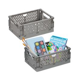 Set of 2 Collapsible Storage Boxes