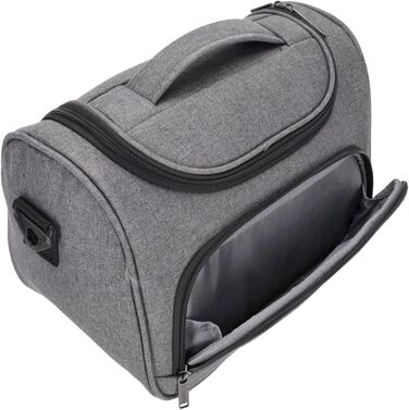 Чемодан-валіза Kenorada SoftLITE 4w, 55 см, сірий, з TSA замком | Валіза для ручної поклажі з міцного поліестеру, 4 колеса