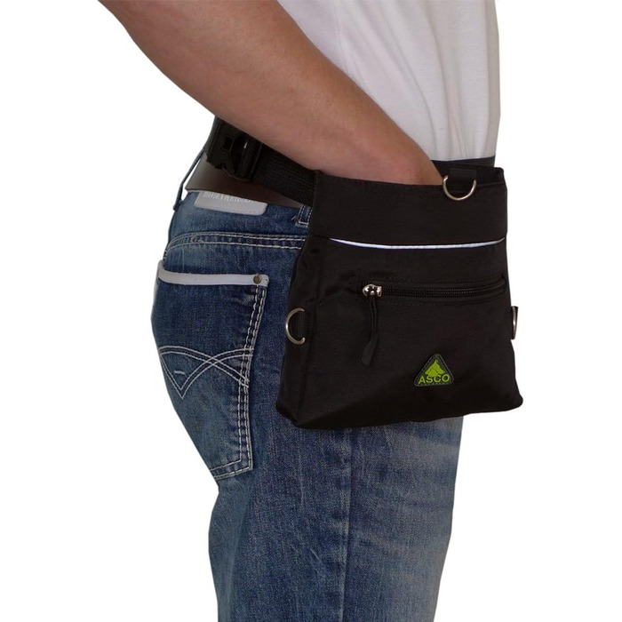 Сумка для ласощів для собак ASCO Leckerlitasche - зручна та містка сумка для дресирування, 20 x 20 см, рожева