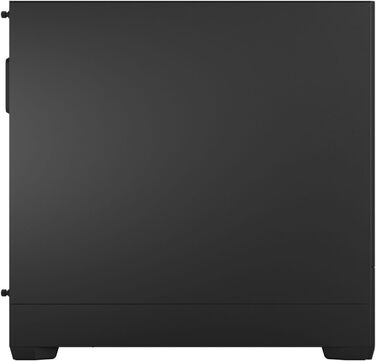 Корпус для ПК Fractal Design Pop Black з темним склом, сітчаста передня панель Honeycomb Mesh, три вентилятори Aspect 12, Mid Tower для ігор, ATX, чорний