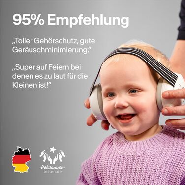 Навушники для захисту слуху Alpine Muffy Baby Klassik - для малюків до 36 місяців, чорний