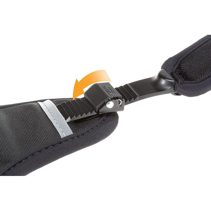 Шлейка для собак Ferplast ERGOTREKKING, чорна, XL: безпечна, регульована, з 6 застібками, відбивачі, для грейхаундів