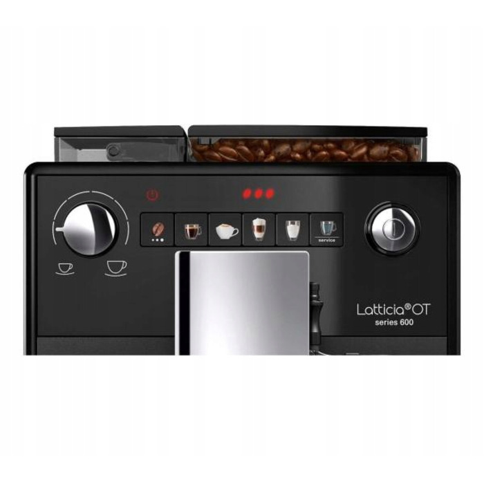 Автоматична кавомашина Melitta Latticia, тиск, 1450 Вт, чорна