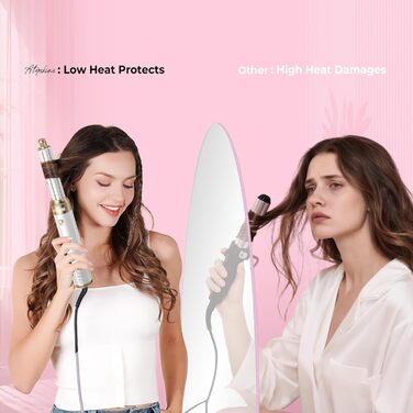 Atopskins Pro Air Styler 6 в 1: Фен-щітка, плойка, стайлер для волосся, сушка, укладка, для всіх типів волосся