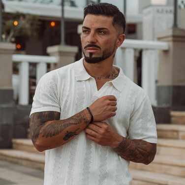 Сербасар | Преміальний браслет з нержавіючої сталі для чоловіків | Хірургічна сталь 316L | Водостійкий | Надійний замок | Три кольори | У подарунковій коробці (23см, Кубанський, Чорний)