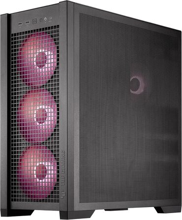 Корпус ПК ASUS TUF Gaming GT302 ARGB Black - Mid-Tower ATX з 4 вентиляторами ARGB, чорний