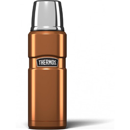 Kleine King Stainless Steel Thermos Flask - 470ml Copper Insulated Hot & Cold Drink Container