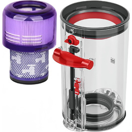 Замінник HEPA-фільтра та контейнера для пилу Dyson V11 V15 SV14 SV17 SV22 SV28. Сумісний з 970013-02/970013-03
