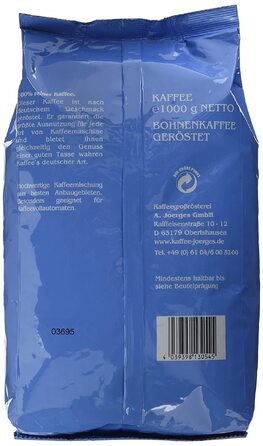 Кава в зернах Joerges Gorilla Café Creme, класична, 1 кг (набір 2 упаковки)
