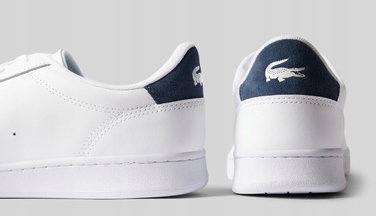 Кросівки Lacoste Carnaby Set 748SMA0111407 білі шкіряні класичні, розмір 43