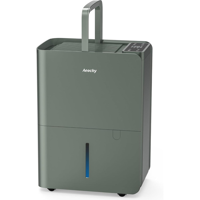 Електричний осушувач повітря AEOCKY Max 25L - 50 м², з відведенням води, для підвалу, пральні, спальні, ванної кімнати