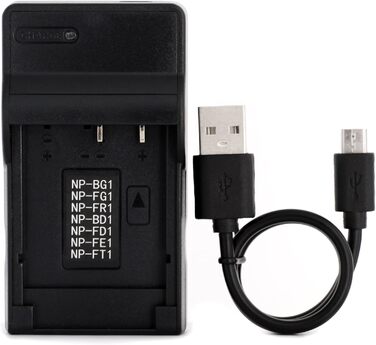 Зарядний пристрій USB Norifon NP-BG1 для камер Sony Cyber-Shot DSC-H50, H55, H70, H90, HX30V, HX5V, HX7V, HX9V, W150, W290, W230, W220, W200, W300, W50