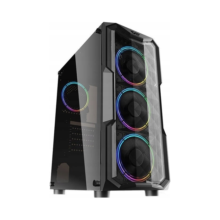 Корпус DarkFlash Aquarius Acrylic Midi Tower, чорний