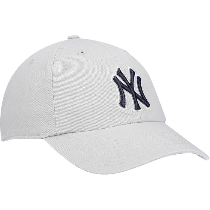 Кепка бейсболка New York Yankees Clean Up MLB регульована, сіро-темно-синя, універсальний розмір