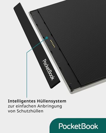 Pocketbook InkPad 4: Електронна книга, 7.8'' E-Ink, 32 GB, Bluetooth, водонепроникна, срібна (DE/at/CH версія)