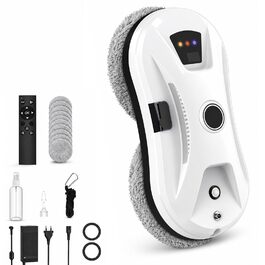 Робот для миття вікон Osmo RoboClean: автоматичний очищувач з пультом, 3 режими, сильна тяга, розпилення води, інтелектуальна навігація