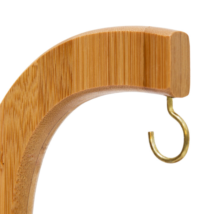 Relaxdays Banana Holder SHELDON made of Bamboo