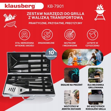 Набір для гриля Klausberg 10