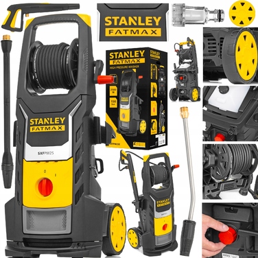 Мийка високого тиску Stanley Fatmax SXFPW25E: 250 бар, 2500 Вт, індукційний двигун, шланг 10 м