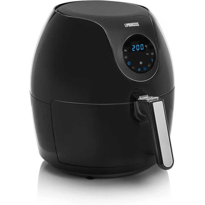 Princess XXL Air Fryer with 5.2L, Digital Touchscreen, 7 Programs, Oil-Free, 1700 W, Aerofryer 182050, Black REGULAR 5.2L