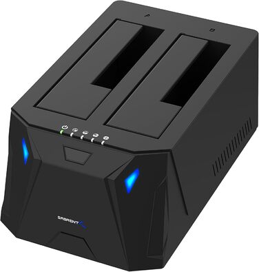 SABRENT Док-станція для жорстких дисків 2 відсіки USB A - 2.5/3.5