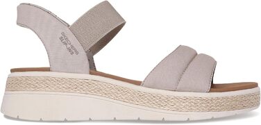 Кросівки жіночі Skechers Bobs Sun Ray Step Aside 39 EU бежеві текстильні