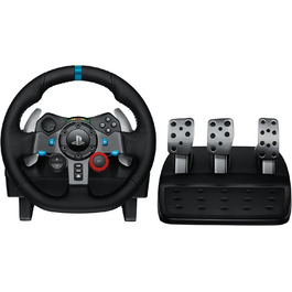 Руль Logitech G29 Driving Force з Force Feedback, 900°, шкіряний, педалі з нержавіючої сталі, для PS4/PS3/PC/Mac, чорний