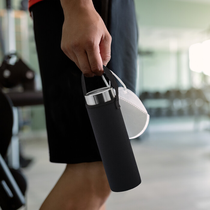Relaxdays Mesh Filtered Water Bottle to go