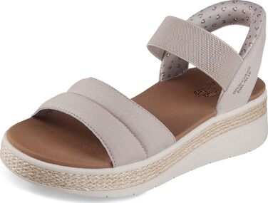 Кросівки жіночі Skechers Bobs Sun Ray Step Aside 39 EU бежеві текстильні
