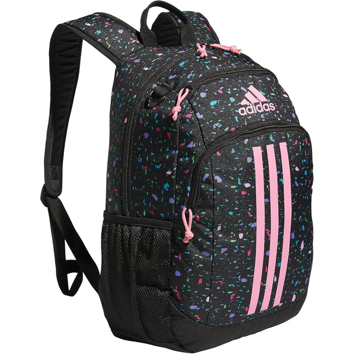 Рюкзак Adidas Creator для хлопчиків та дівчаток, Speckle Black/Bliss Pink/Black, 977617