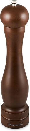 Мельниця для перцю Cole & Mason Forest Capstan, темне дерево, 300 мм, Precision+, 1 шт.