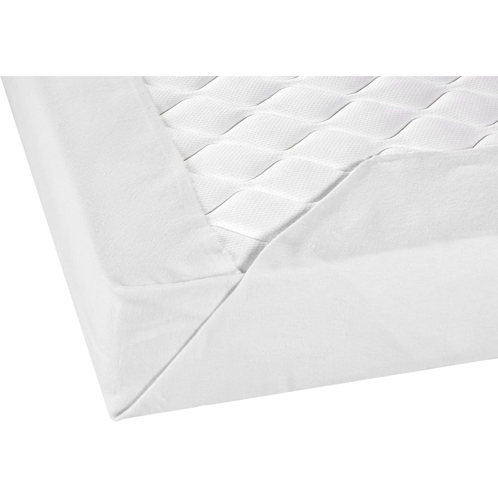 biberna 0002820 Biber Sheet/Bed Sheet Biber 2x 150x250 cm white