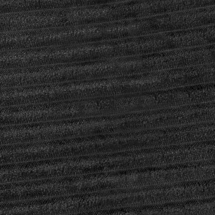 Килимок для собак Wallace & Jone Cardi, 60x45 см, чорний, з широкого корду, для маленьких собак