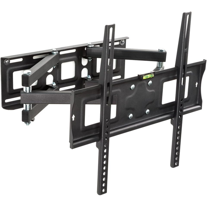Кріплення для телевізора tectake® настінне, поворотне та нахильне, VESA до 600x400, для телевізорів 81-254 см (32'-100'), до 120 кг, чорне. Сумісне з 32'-100' (сумісне з 26'-75')