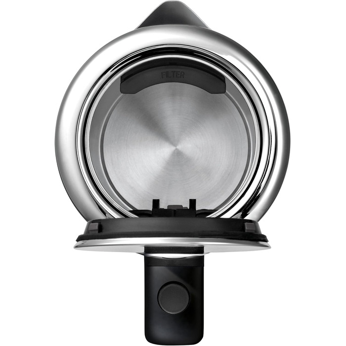 WMF Lono Stainless Steel Kettle 1.6l, Electric Kettle with Scale Filter, 2400 W, Illuminated Water Level Indicator, Matte Stainless Steel