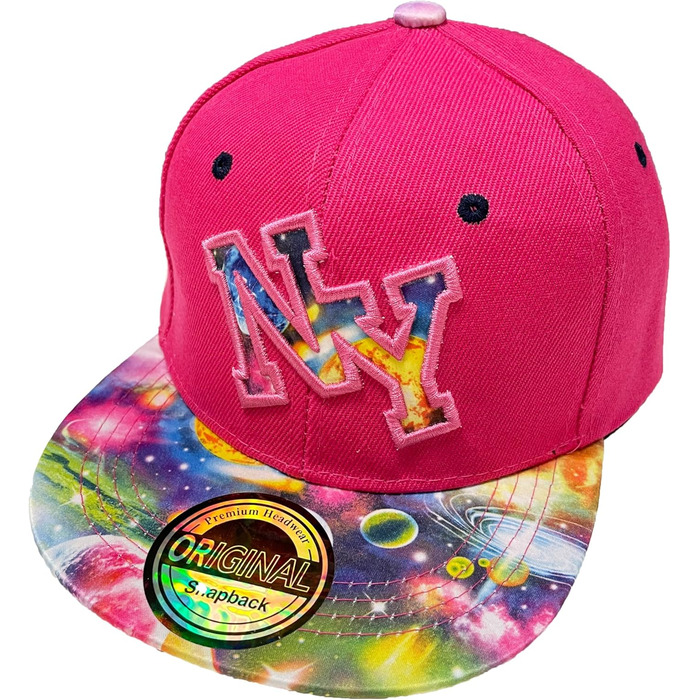 Кепка Snapback USA з графіті стилем, рожевий, універсальний розмір