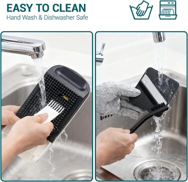 Нарізчик овочів Sopito з 6 лезами, 2 л контейнер, захист рук та рукавички, овочева спіраль, овочевий чіпер