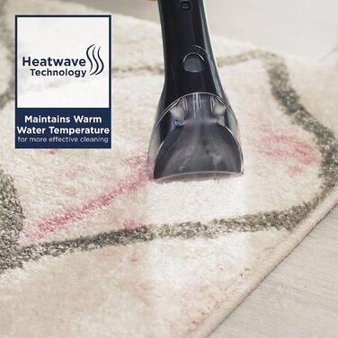 BISSELL SpotClean Pet: Портативний чистий для килимів та меблів | Видаляє плями та забруднення | Технологія HeatWave | 36982, Titan/Lila